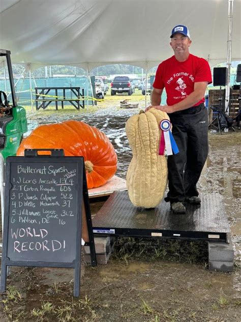 Butternut squash sets world record at the State Fair of Virginia