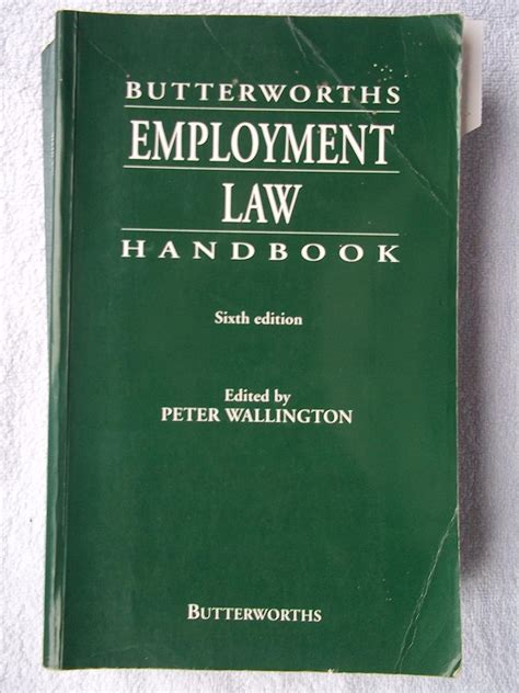 Butterworths employment law handbook by peter wallington. - Artin algebra 2a edizione manuale delle soluzioni.