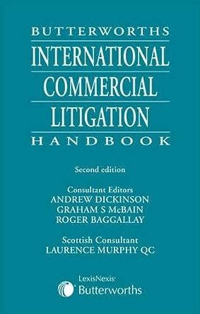 Butterworths international commercial litigation handbook by andrew dickinson. - The codependent users manual a handbook for the narcissistic abuser.