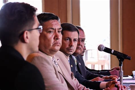 Buttigieg gets an earful about tribal roads during his stop in N.M.