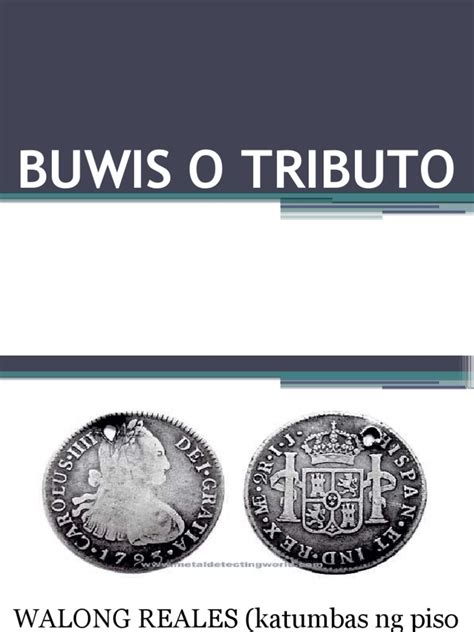 Buwis o Tributo PDF - Scribd