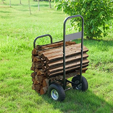 Buy 1900 Earth Worth Firewood Log Cart Wood Mover …