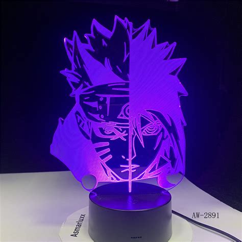 Buy 7 Colors Changing 3d Visual Naruto Modelling Led