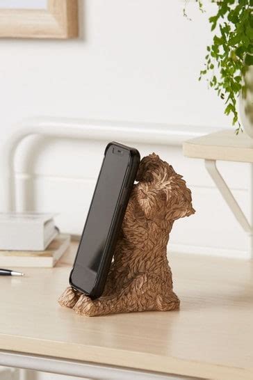 Buy Brown Charlie The Cockapoo Dog Phone Holder from …