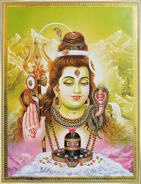 Buy CCC Beautiful Scenery of LORD SHIVA Poster, Huge Size (1.5 x 1