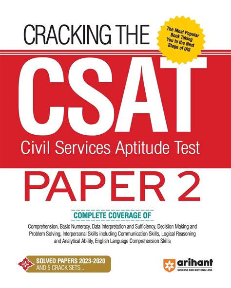 Buy Cracking the CSAT Paper-2 Book Online at Low Prices in India