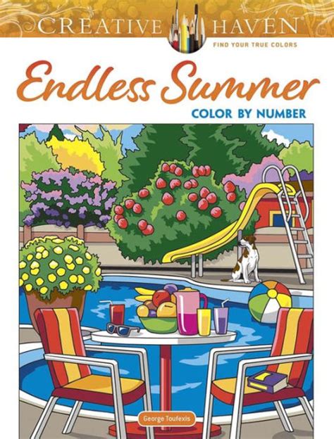 Buy Endless Summer Color By Number Amazing SingleSided Pages to Color