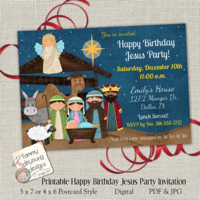 Buy Happy Birthday Baby Jesus Cards Online In India - Etsy