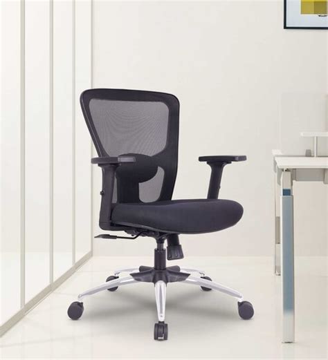 Buy Jupiter Breathable Mesh Ergonomic Chair in Black Colour with ...