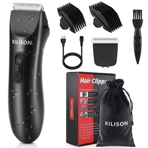 Buy Kilison Groin Hair Trimmer for Men, Waterproof Wet/Dry …