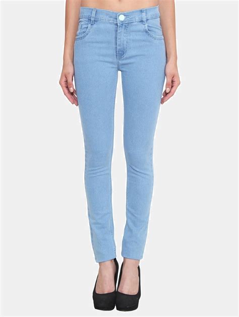 Buy Light Blue Jeans & Jeggings for Women by DNMX Online - Ajio…