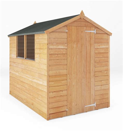 Buy Mercia Overlap Apex Shed 7x5 - jacksgardenstore.com