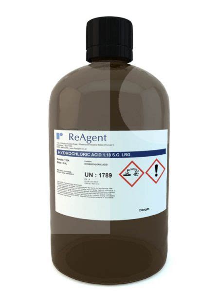 Buy Muriatic Acid AR 1.18 SG Online UK Suppliers