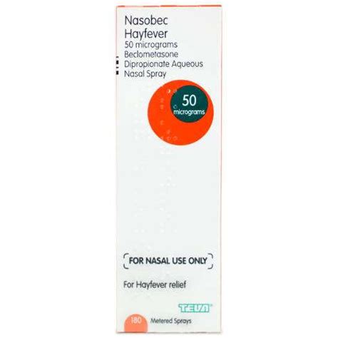 Buy Nasobec Hayfever Nasal Spray Online UK Prescription Doctor