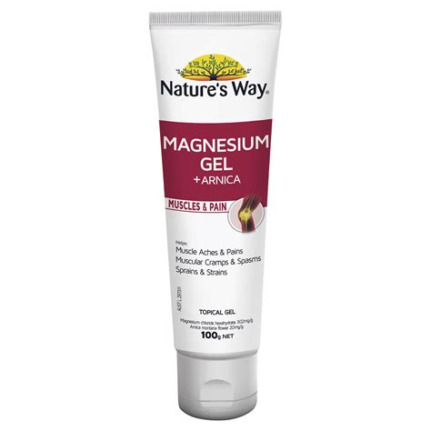 Buy Natures Way Magnesium Gel 100g Wizard Pharmacy