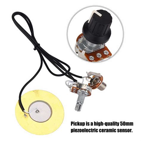 Buy Onown Pickup Wiring Kit PIckup Piezo 50mm Sensitive …