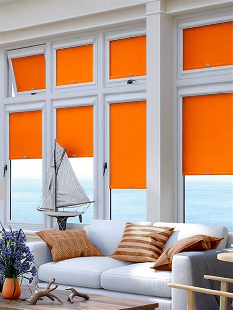 Buy Orange Perfect Fit Blinds Online • Blindstyle