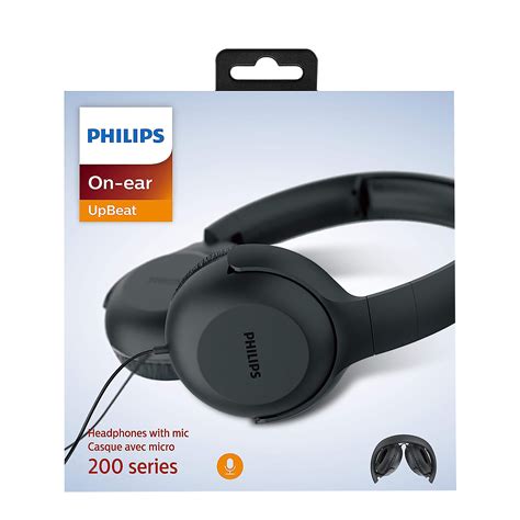 Buy Philips TAUH201BK On-Ear Headphone with Echo …