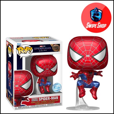 Buy Pop! Friendly Neighborhood Spider-Man (Metallic) at …