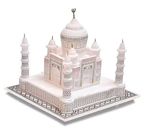 Buy StonKraft Marble Tajmahal Replica, 12 Inches, White Online at …