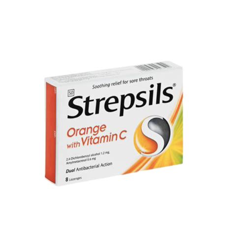 Buy Strepsils Blister Orange 8