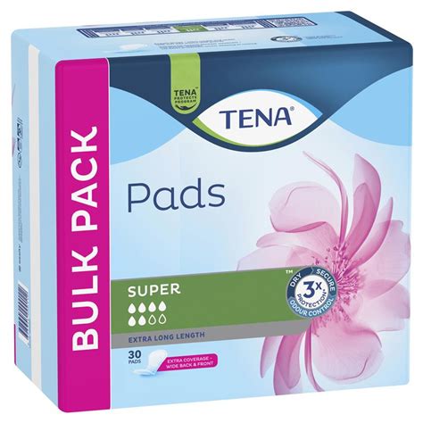 Buy Tena Pads Super 30 Pack Online at Chemist …