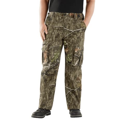 Buy TrailCrest Men’s Camo Hunting Cargo Pants 6 Pockets Mossy Oak