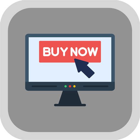 Buy Vector Clipart Rectangle Buy Now Button Vector Icon Vector Art
