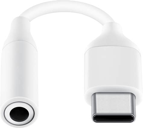 Buy the Samsung USB- C to 3.5mm Audio Jack Adapter White, Provides ...