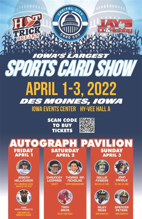 Buy tickets – Capital City Card Con – Iowa Events Center, Fri Apr …