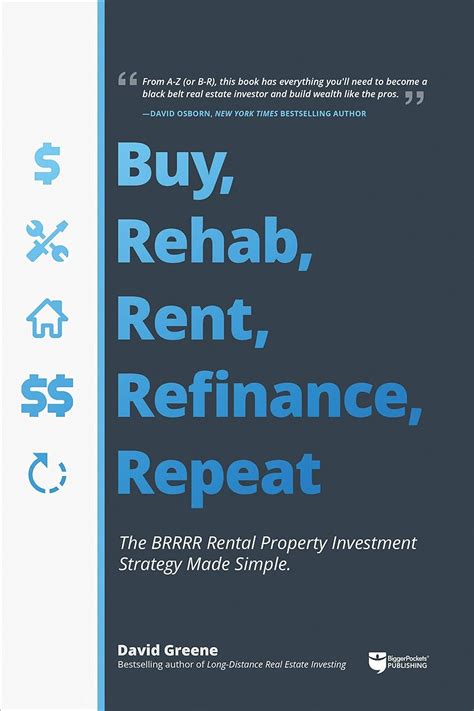 Download Buy Rehab Rent Refinance Repeat The Brrrr Rental Property Investment Strategy Made Simple By David     Greene