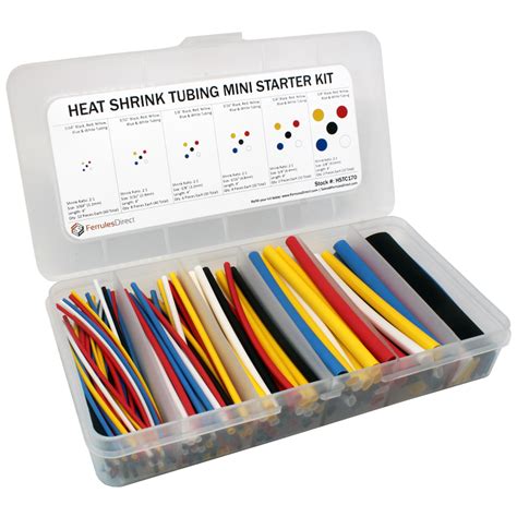 Buyheatshrink - 560PCS Heat Shrink Tubing 2:1, Eventronic Electrical Wire Cable Wrap Assortment Electric Insulation Heat Shrink Tube Kit with Box(5 colors/12 Sizes), Black, Red, Blue, Yellow, Green