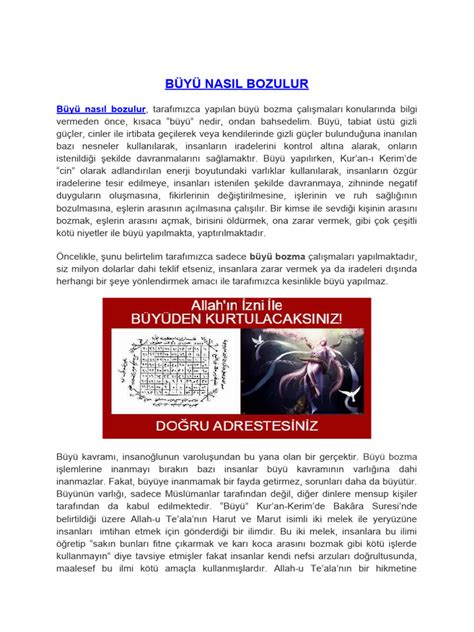 Buyu Bozma PDF Scribd. 