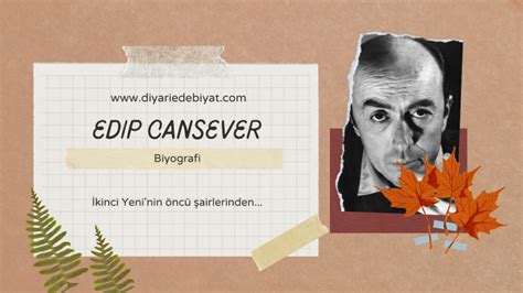 Buz Gibi Edip Cansever. 