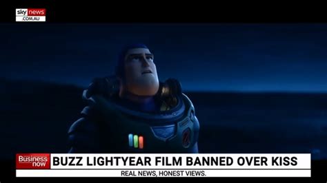 Buzz Lightyear film banned over kiss - YouTube