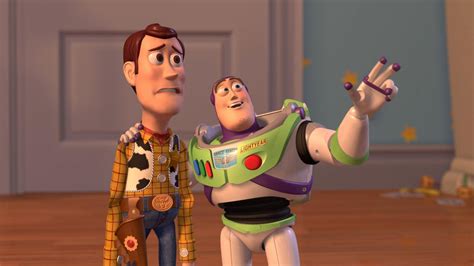 Buzz and woody meme template. All Memes. › Woody and buzz. aka: Woody looking traumatized while buzz shows him something. Caption this Meme. Blank. 