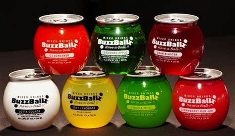 Buzz ball drink. The BuzzBallz line currently includes 11 cocktail varieties made from 100% juices and vodka, rum, or tequila, and four flavors of Tropic Chillerz, made from 100% juices, orange wines, and 188-proof orange brandy. The single-serve drinks can be purchased “by the ball” around $2.99 per ball, or in 24-pack cases, in either single-flavor or ... 