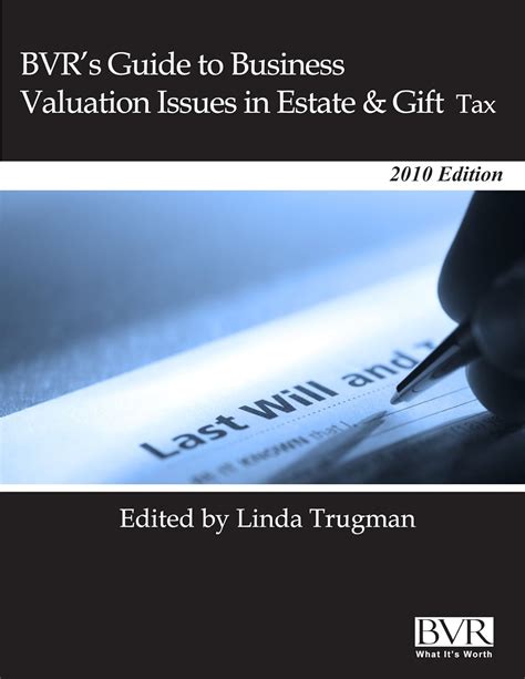 Bvrs guide to business valuation issues in estate and gift tax law 2010. - Volkswagen golf vi manuale di servizio.