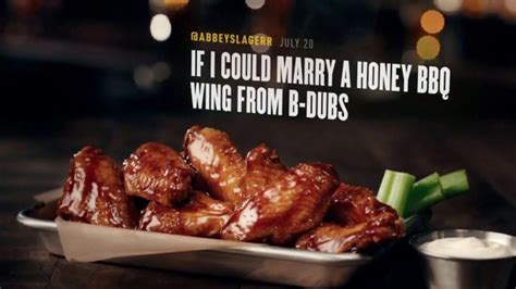 Bww commercials. Check out Buffalo Wild Wings' 15 second TV commercial, 'BOGO 50% Off Wing Tuesdays: No One Can Afford College' from the Casual Dining industry. Keep an eye on this page to learn about the songs, characters, and celebrities appearing in this TV commercial. Share it with friends, then discover more great TV commercials on iSpot.tv 