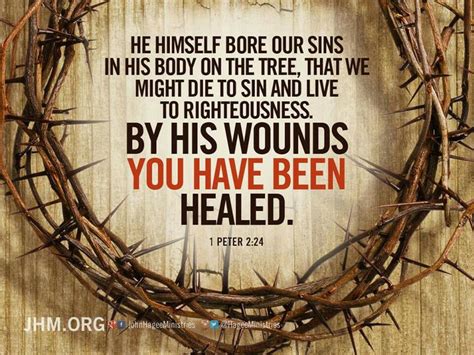 By His Wounds, we have been Healed #averseandaprayer …