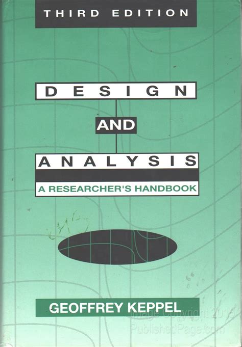 By geoffrey keppel design and analysis a researchers handbook 3rd edition. - El gran libro de cuentos con valores.