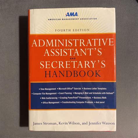 By james stroman administrative assistants and secretarys handbook 3rd third edition. - Ricerche interdisciplinari per le scienze sociali..