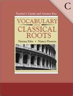 By norma fifer vocabulary from classical roots teachers guide and answer key book c. - Affordable housing through historic preservation a case study guide to combining the tax credits.