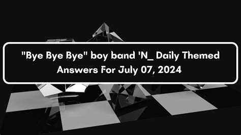Answers for bye!%22 (2 words) crossword clue, 4 letters. Search for crossword clues found in the Daily Celebrity, NY Times, Daily Mirror, Telegraph and major publications. Find clues for bye!%22 (2 words) or most any crossword answer or clues for crossword answers.. 