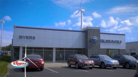 Byers dublin subaru. Get in and out at Byers Subaru Dublin service center. There are multiple services that are quick and easy at our dealership - explore and schedule. Skip to main content. Byers Subaru Dublin 2455 Billingsley Road Directions Columbus, OH 43235. Sales: 833-461-0211; Service: 833-331-6506; Parts: 844-329-6628; Your Hometown Team! 