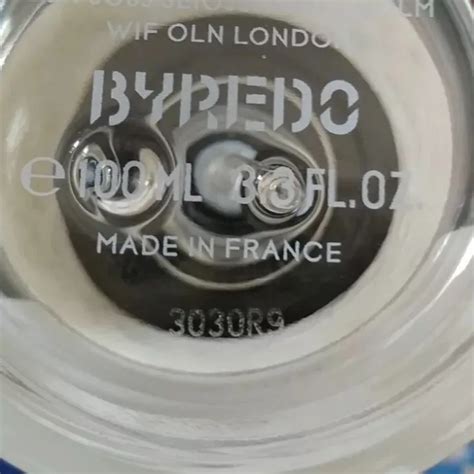 Byredo batch code.  Read the manufacturing date of your cosmetics from the b...