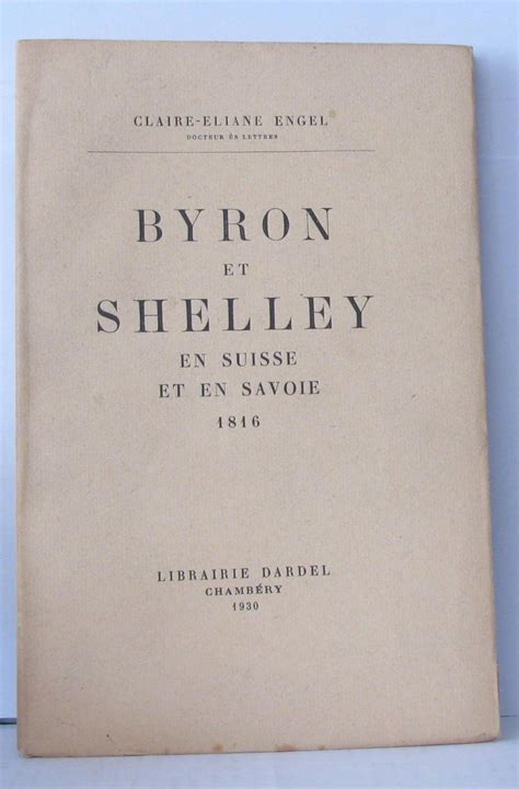 Byron et shelley en suisse et en savoie, mai octobre 1816. - Il manuale degli artisti di materiali e tecniche.