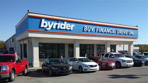 Byryder. J.D. Byrider, a chain of so-called “buy-here, pay-here” used-car dealerships that cater to customers with risky, subprime credit histories or no credit history, is … 