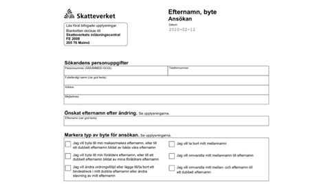 Byta efternamn gratis