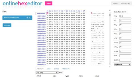 Bytes to hex online. .  ...